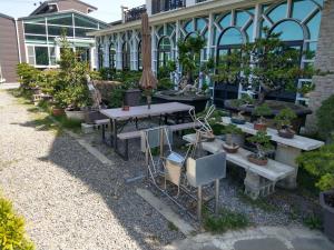 A restaurant or other place to eat at YiShan Farm Homestay