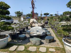 A garden outside YiShan Farm Homestay