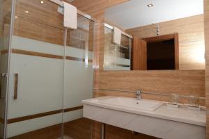 Koupelna v ubytování Hotel Escudero