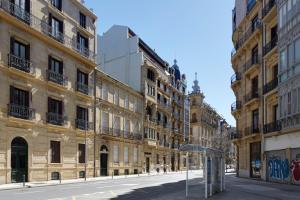 Bygningen som lejligheden ligger i