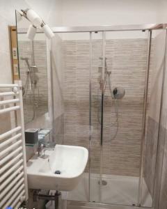 A bathroom at Albergo Torino