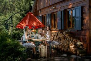 Vonkajšia záhrada v ubytovaní Chalet Joseph Mine