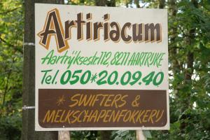Certificato, attestato, insegna o altro documento esposto da B&B Artiriacumhoeve