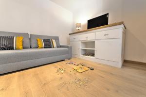Televízia a/alebo spoločenská miestnosť v ubytovaní Sarpi Loft Florence