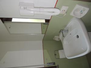 Koupelna v ubytování Camping Zeus