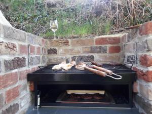 Gril dostupný pro hosty v prázdninového domu