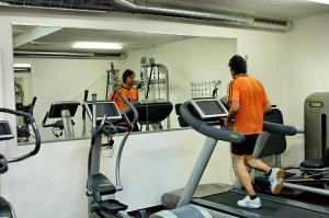Fitness centrum a/nebo fitness zařízení v ubytování Saaserhof Apartments