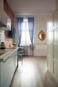 Kuchyňa alebo kuchynka v ubytovaní Apartament LOFT Glamour EC1 + 15 fotografií
