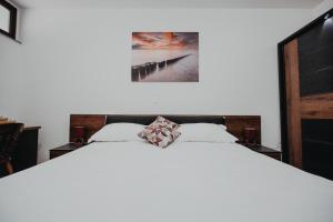 Postel nebo postele na pokoji v ubytování Apartman Vejama