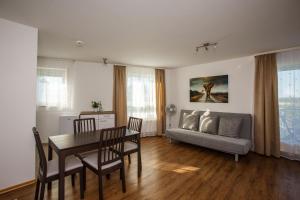 Posezení v ubytování Outlet-Apartment Metzingen