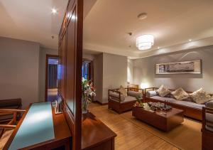 พื้นที่นั่งเล่นของ Fliport Garden Hotel Wuyishan