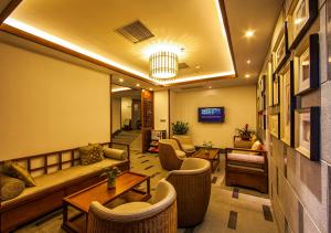 พื้นที่นั่งเล่นของ Fliport Garden Hotel Wuyishan