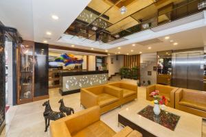 Posezení v ubytování Darkmen Hotel