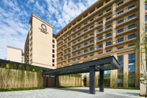 O edifício onde o hotel está situado