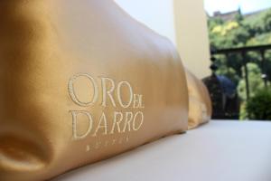 a large white bag sitting on top of a sidewalk at BiBo Suites Oro del Darro in Granada