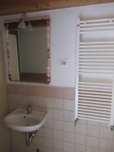 A bathroom at Cà Batuffolin