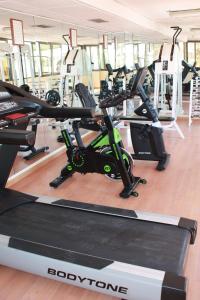 Fitness centrum a/nebo fitness zařízení v ubytování Hotel Avenida