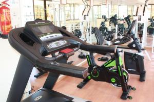 Fitness centrum a/nebo fitness zařízení v ubytování Hotel Avenida