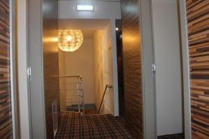 Vonios kambarys apgyvendinimo įstaigoje Ecoland Hotel