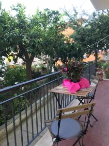 Balkón nebo terasa v ubytování B&B Miccio