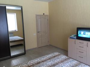Μια τηλεόραση ή/και κέντρο ψυχαγωγίας στο Apartment on Parusna