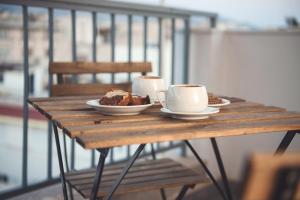 Comodidades para chá e café em Bedbox Hostel