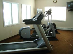 Fitness centrum a/nebo fitness zařízení v ubytování Aspen Hotel