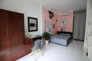 Zan HomeStay客房内的一张或多张床位