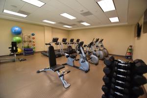 a gym with a bunch of exercise bikes in it at The Berkley, Las Vegas in Las Vegas