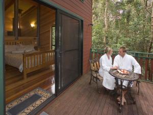 Ban công/sân hiên tại Springbrook Lyrebird Retreat