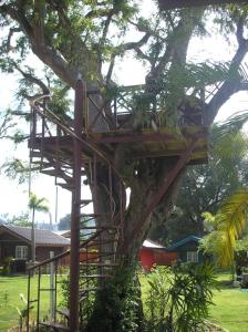 Zahrada ubytování Tamarind Grand Resort Mae Sariang
