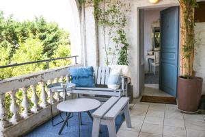 Balkón nebo terasa v ubytování Le Panoramic Boutique Hôtel