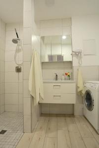 Koupelna v ubytování Central Apartament II