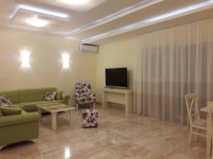 TV a/nebo společenská místnost v ubytování Apartments Lux Life