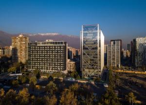 Nespecifikovaný výhled na destinaci Santiago nebo výhled na město při pohledu z hotelu