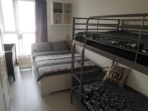 Posteľ alebo postele v izbe v ubytovaní Horyzont