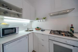 Kuchyň nebo kuchyňský kout v ubytování Guesthouse Klara