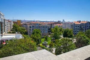 Nespecifikovaný výhled na destinaci Ankara nebo výhled na město při pohledu z hotelu