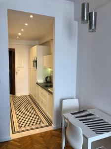 
Kuchnia lub aneks kuchenny w obiekcie Florianska Deluxe Apartments with Air Condition
