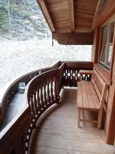 A balcony or terrace at Ferienwohnung Steiner
