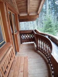 A balcony or terrace at Ferienwohnung Steiner