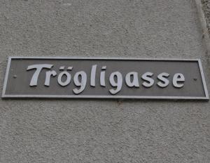Certificato, attestato, insegna o altro documento esposto da Ferienwohnung Troegligasse