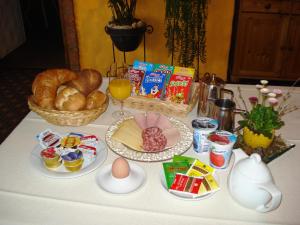 Morgenmad for gæster der bor på Hotel Bahnhof