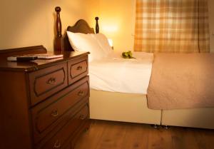 Säng eller sängar i ett rum på Atlantic View Apartments