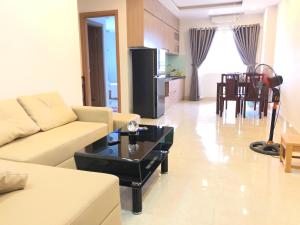 Căn hộ nghỉ dưỡng Mường Thanh apartment tesisinde bir oturma alanı