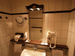 Koupelna v ubytování Hotel Goldene Krone