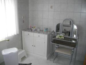 Koupelna v ubytování Brigitte Karst