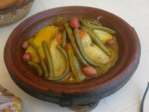 the country house内部或周边提供的食物