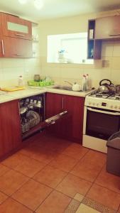 A kitchen or kitchenette at Noclegi U Dyncyka