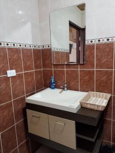 Koupelna v ubytování B&D Lodgings